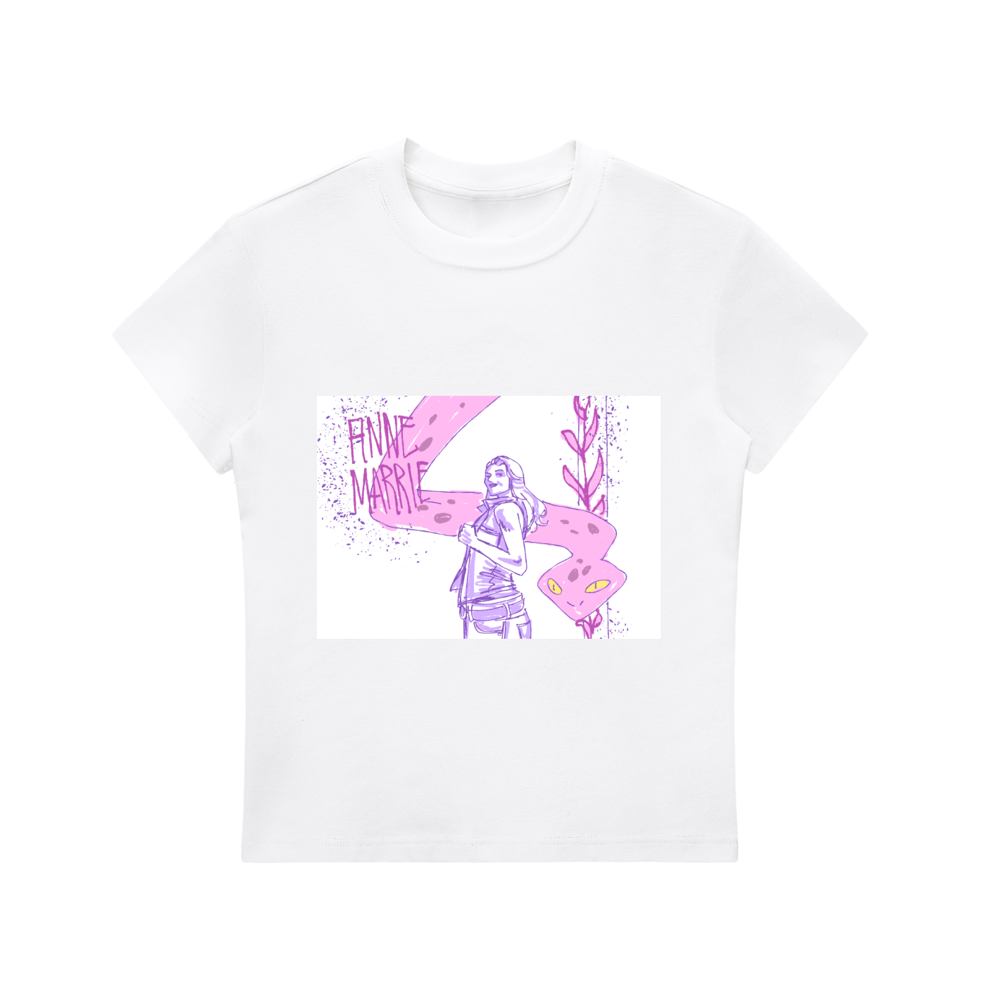 SKETCH ANNE MARIE - Essential Bodycon Crewneck T-Shirt