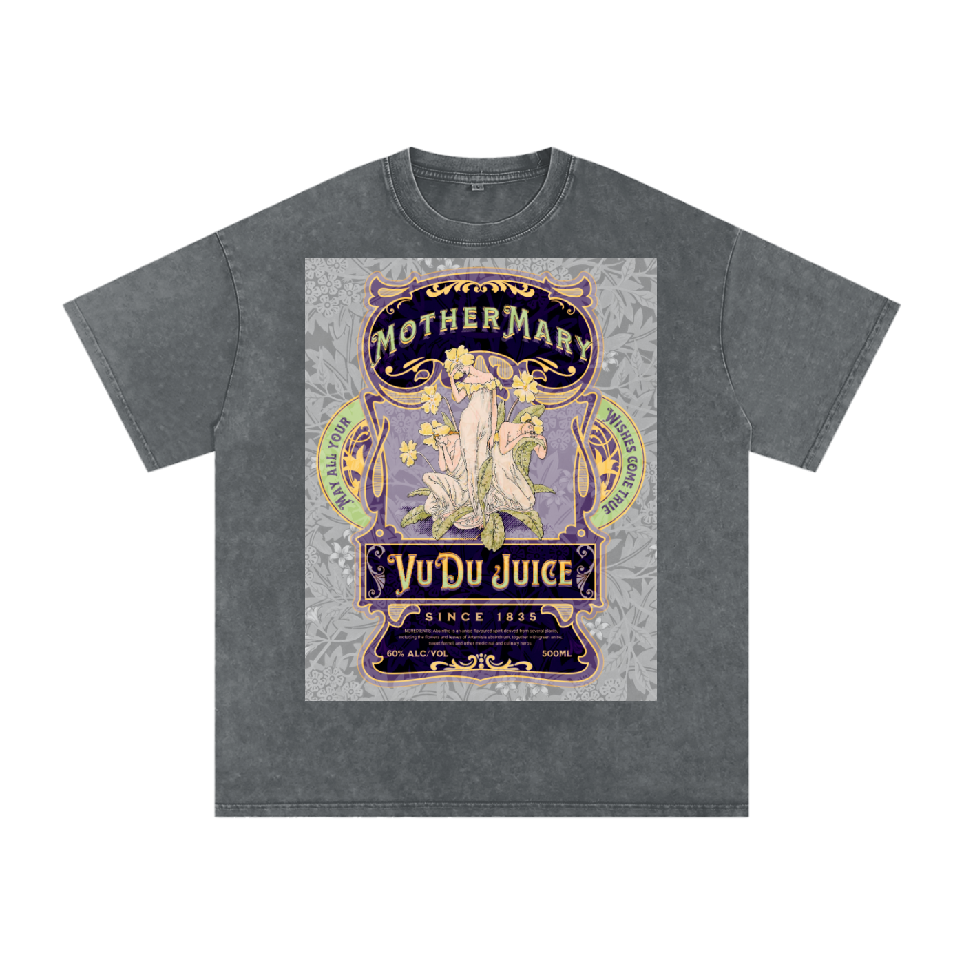 MOTHER MARY'S APOTHECARY - Snow Washed Oversized Cotton T-Shirt