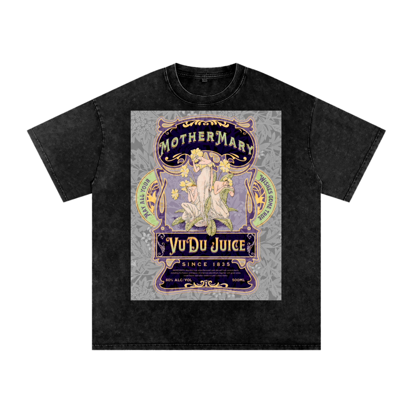 MOTHER MARY'S APOTHECARY - Snow Washed Oversized Cotton T-Shirt