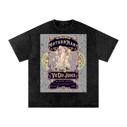 MOTHER MARY'S APOTHECARY - Snow Washed Oversized Cotton T-Shirt