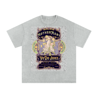 MOTHER MARY'S APOTHECARY - Snow Washed Oversized Cotton T-Shirt