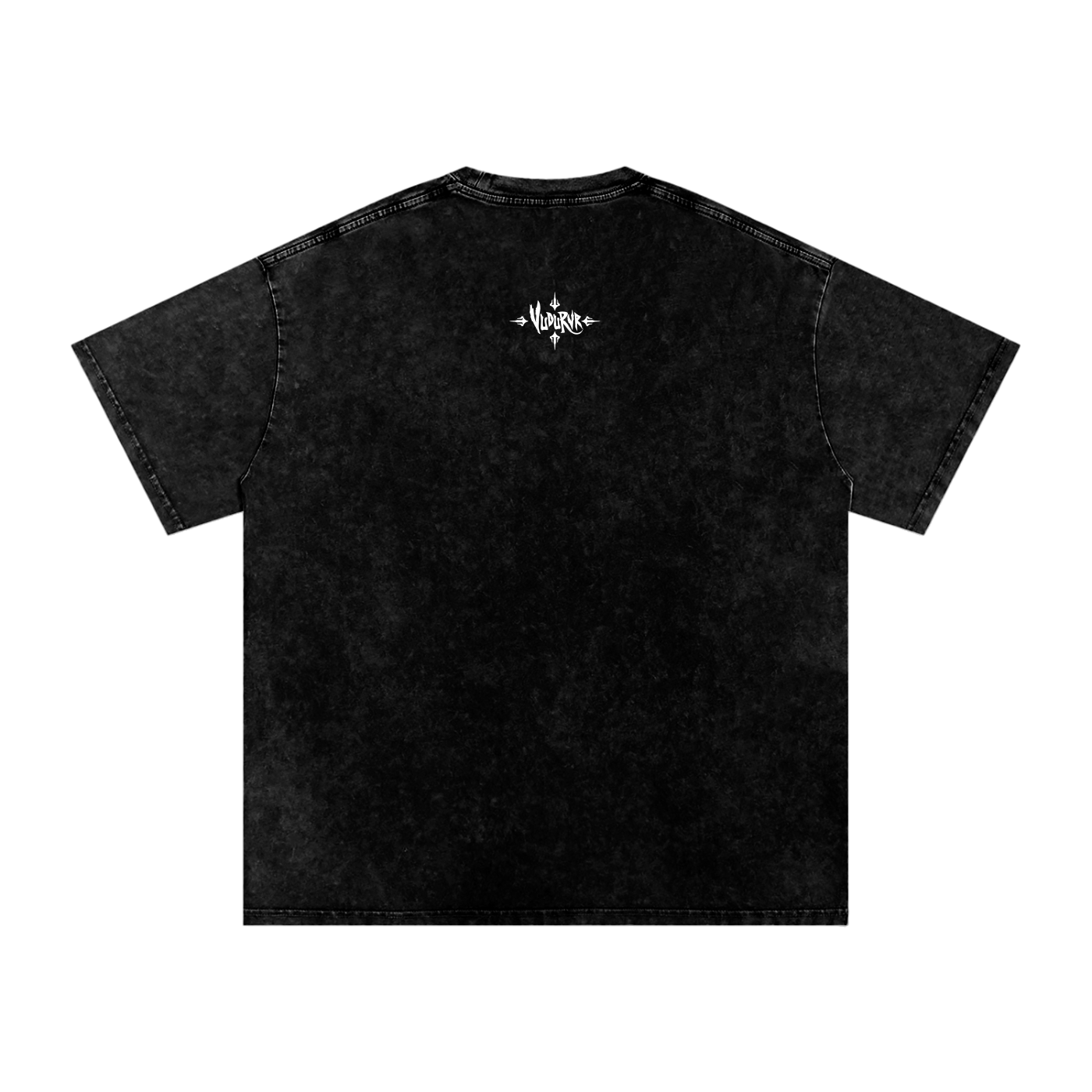 THORNS & SKULL - Snow Washed Oversized Cotton T-Shirt