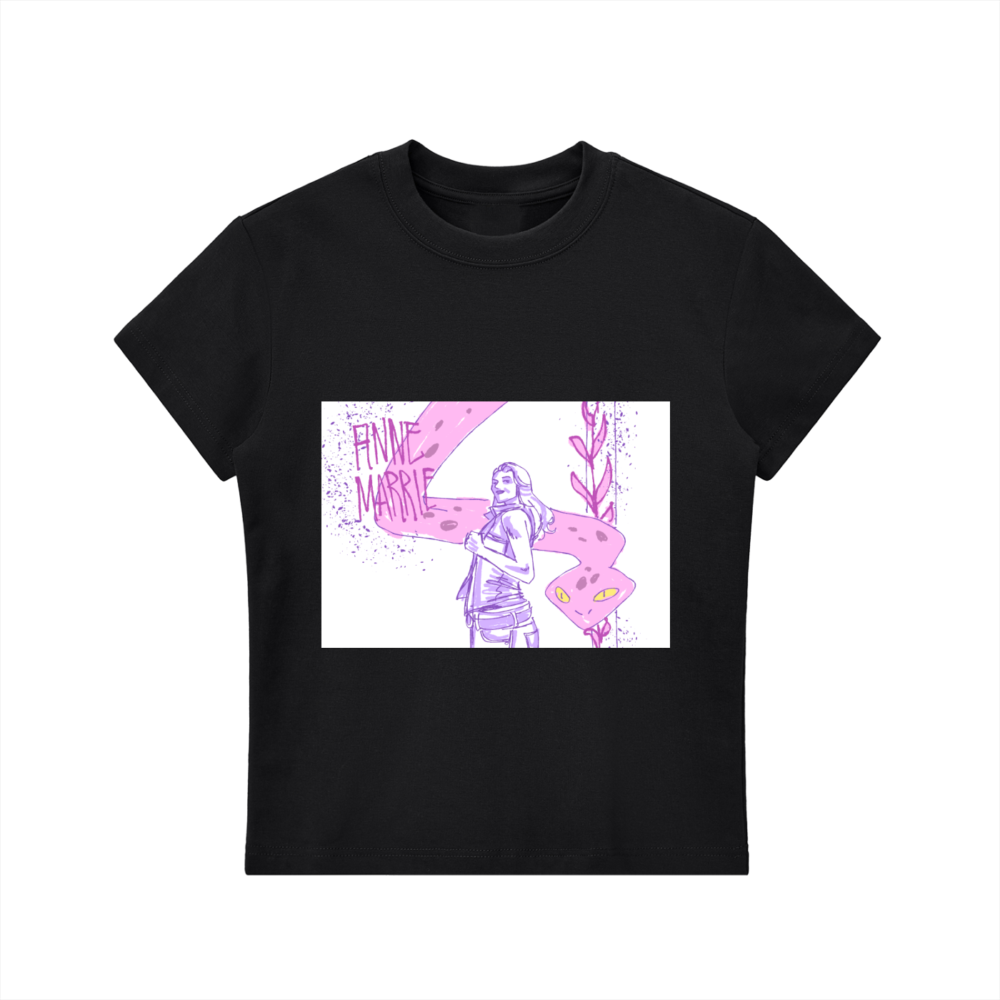 SKETCH ANNE MARIE - Essential Bodycon Crewneck T-Shirt