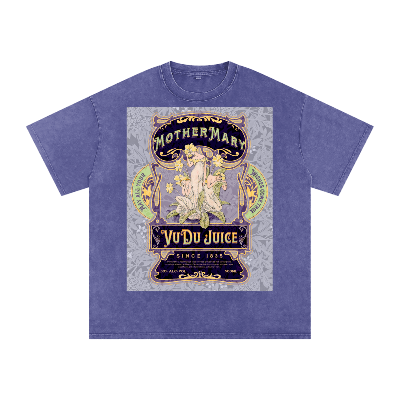 MOTHER MARY'S APOTHECARY - Snow Washed Oversized Cotton T-Shirt