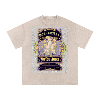 MOTHER MARY'S APOTHECARY - Snow Washed Oversized Cotton T-Shirt
